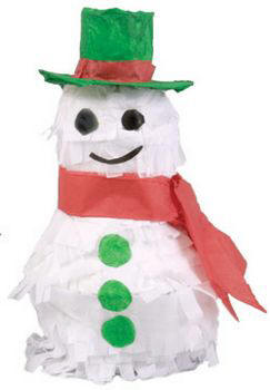 Mini Snowman Pinata